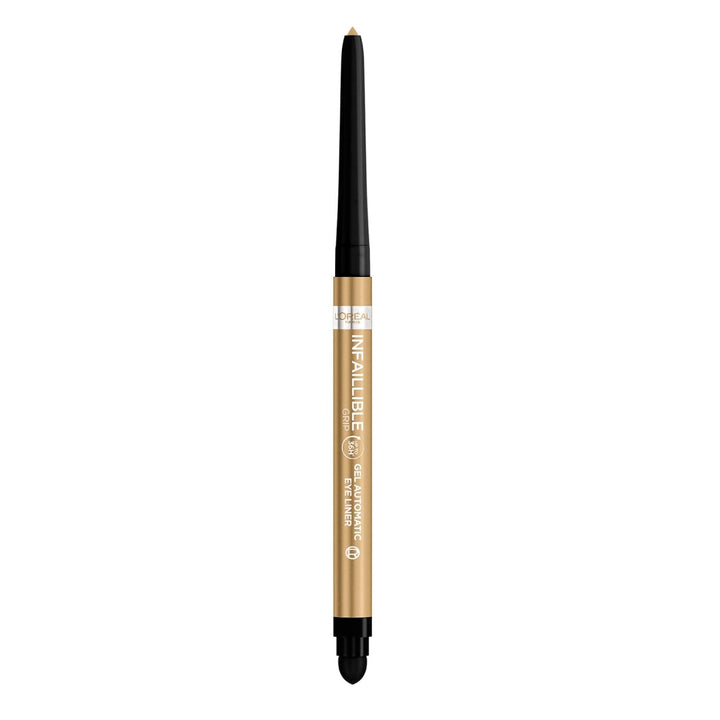 L'Oréal Paris Infaillible Grip Automatischer Eyeliner aus Gel Bronze Blaze Champagner, langer Halt,