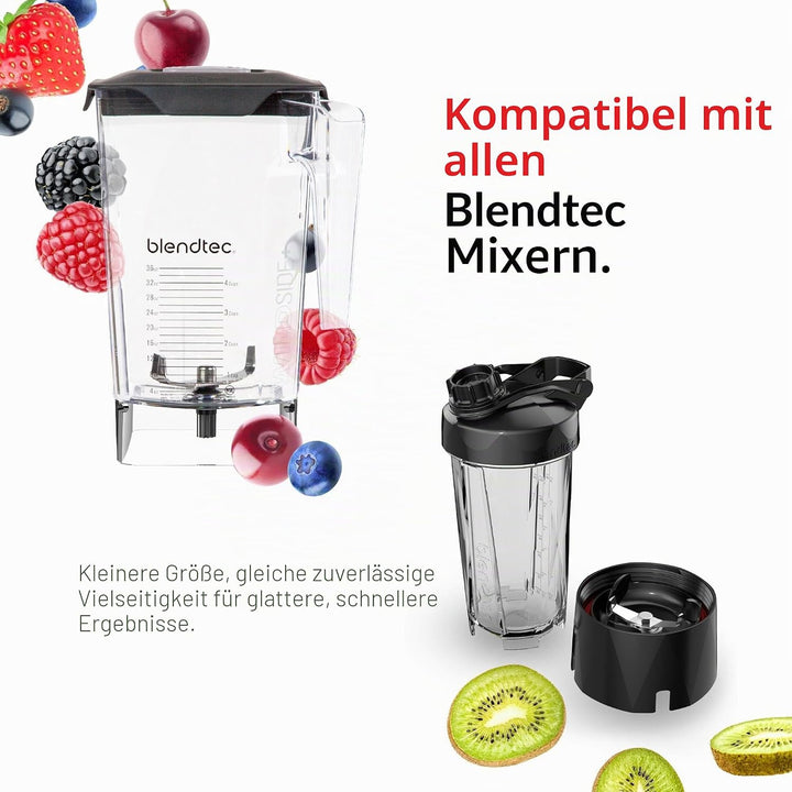 Blendtec 40-630-53 WildSide Jar Behälter, 2.66 L, Transparent WildSide, Glas, WildSide, Glas