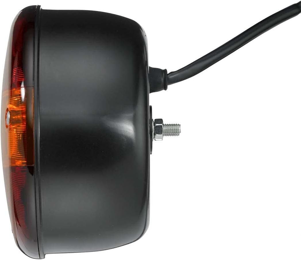 HELLA - Heckleuchte - Glühlampe - 12V - Anbau/geschraubt - Lichtscheibenfarbe: rot/gelb - Kabel: 150