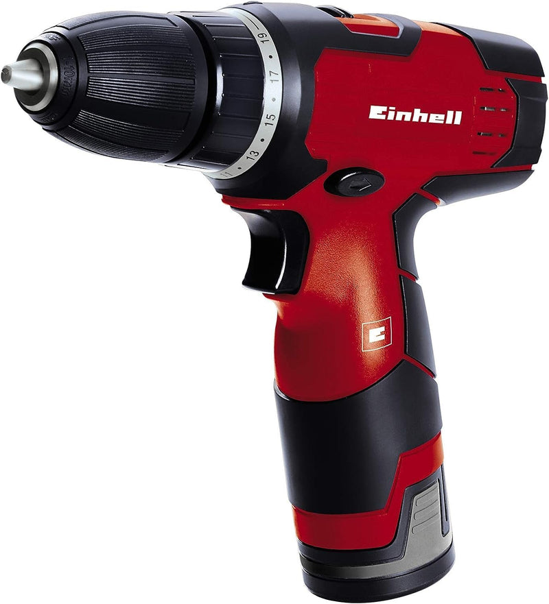 Einhell Akku Bohrschrauber TH-CD 12-2 Li (12V, 1,3Ah, 24Nm, Quick Stop, 2 Gang-Getriebe, 20 Drehmome