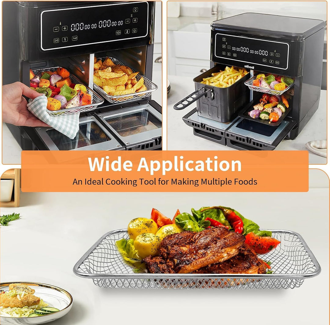 GWYXC 2 Packungen Luftfräter Ersatzteile für Breville Halo Flexi Luftfräter, 25,4 × 17,3 × 2,9 CM kl