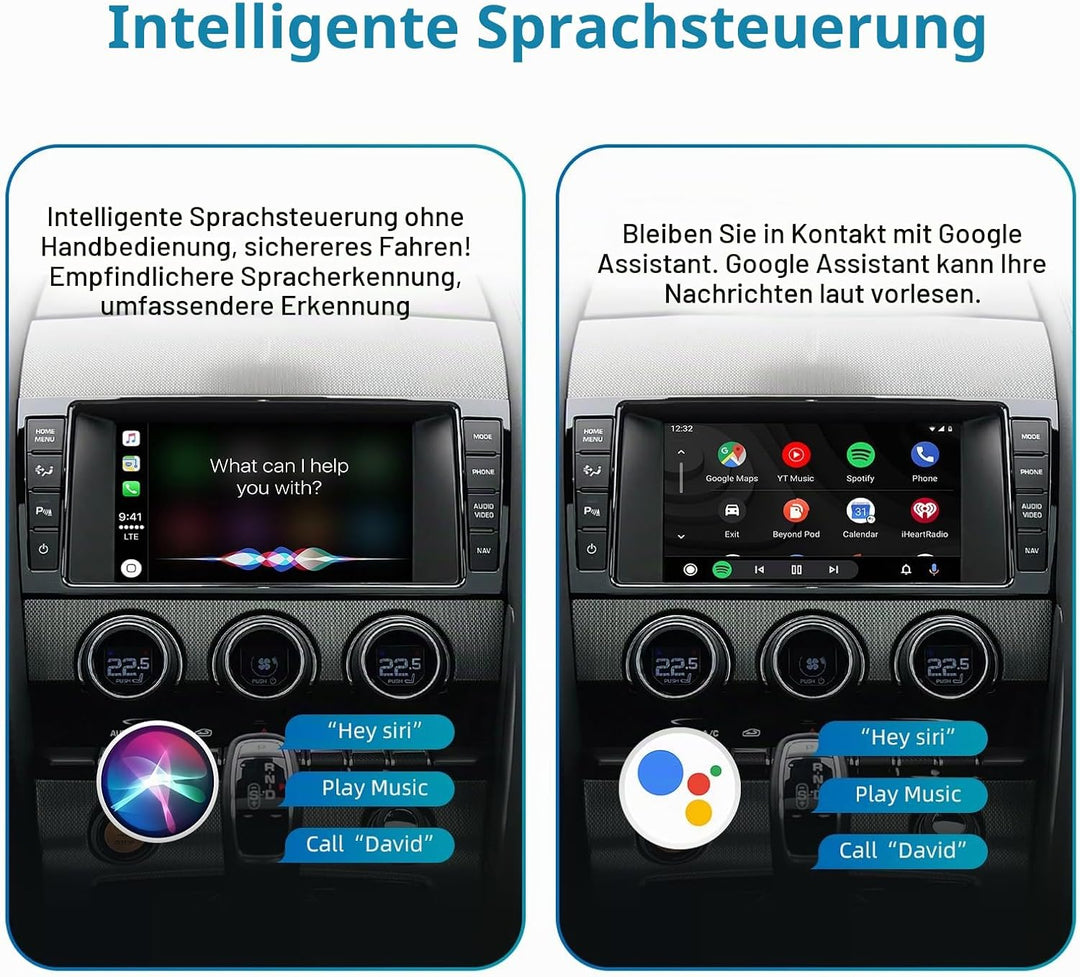 EZoneTronics Wireless CarPlay &amp; Android Auto Retrofit Kit Decoder Box für Land Rover Jaguar Range Ro