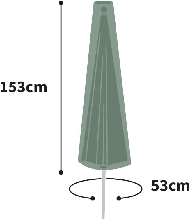 Bosmere Premium-Schutzhülle für Sonnenschirm Grün, Grün