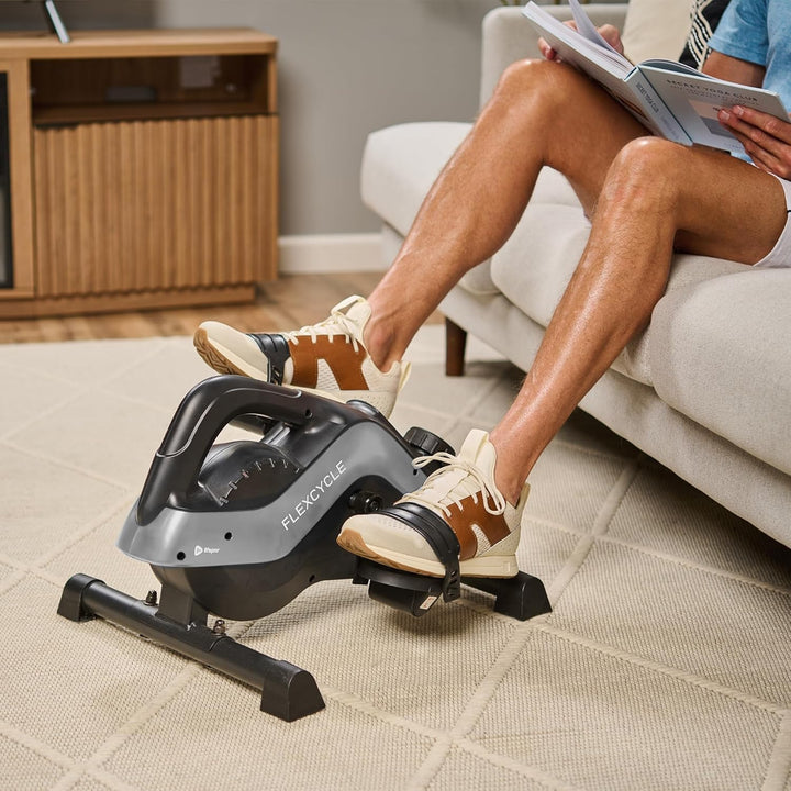 Lifepro 3-in-1-Fahrrad-Pedaltrainer unter dem Schreibtisch mit Widerstandsbändern – Arm-, Fuss- und