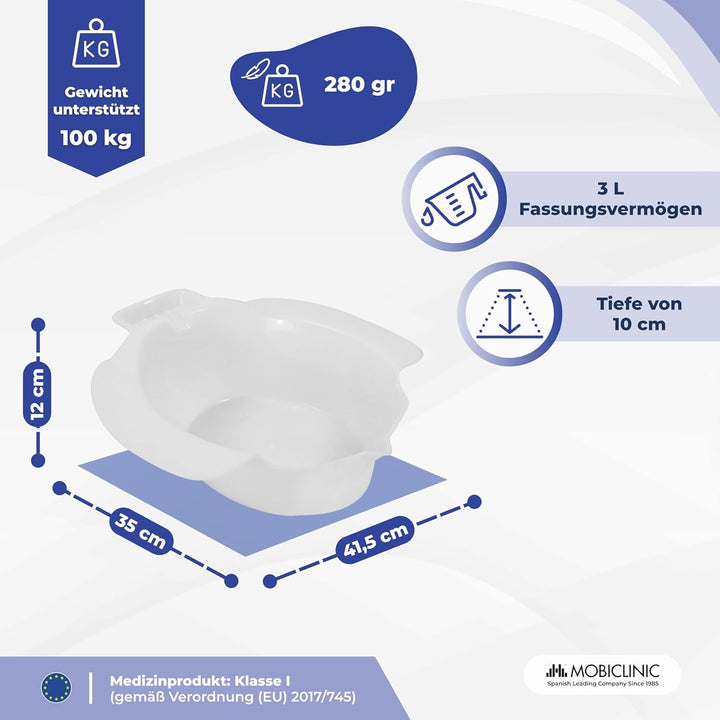 Mobiclinic®, Tragbares Bidet für WC, Intimhygiene, Wochenbett, Hämorrhoiden, Senioren, 4 l Fassungsv