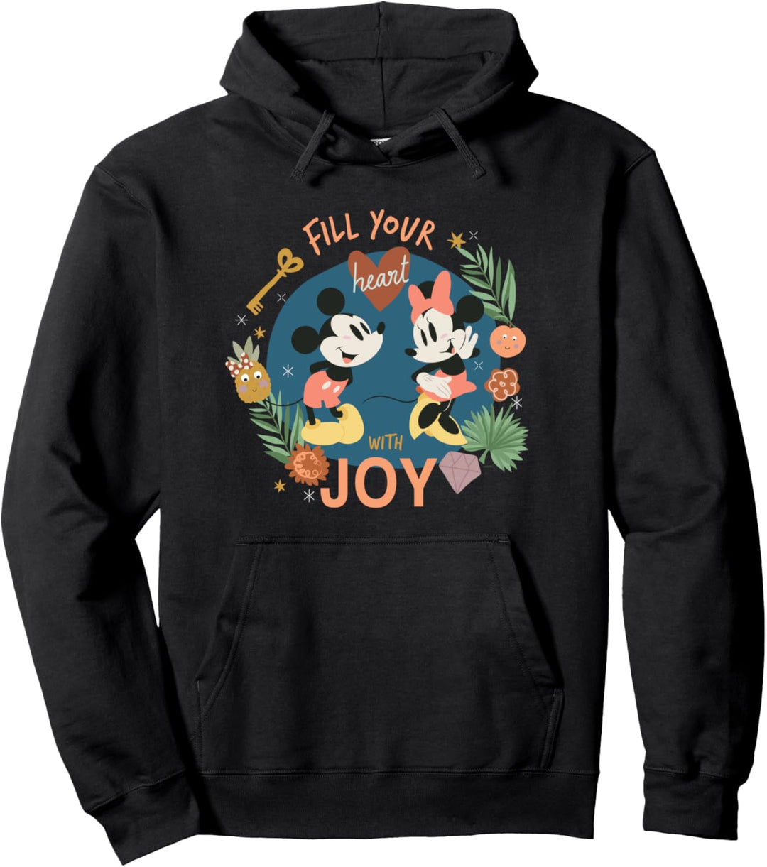 Disney Mickey & Minnie Fill Your Heart with Joy Pullover Hoodie