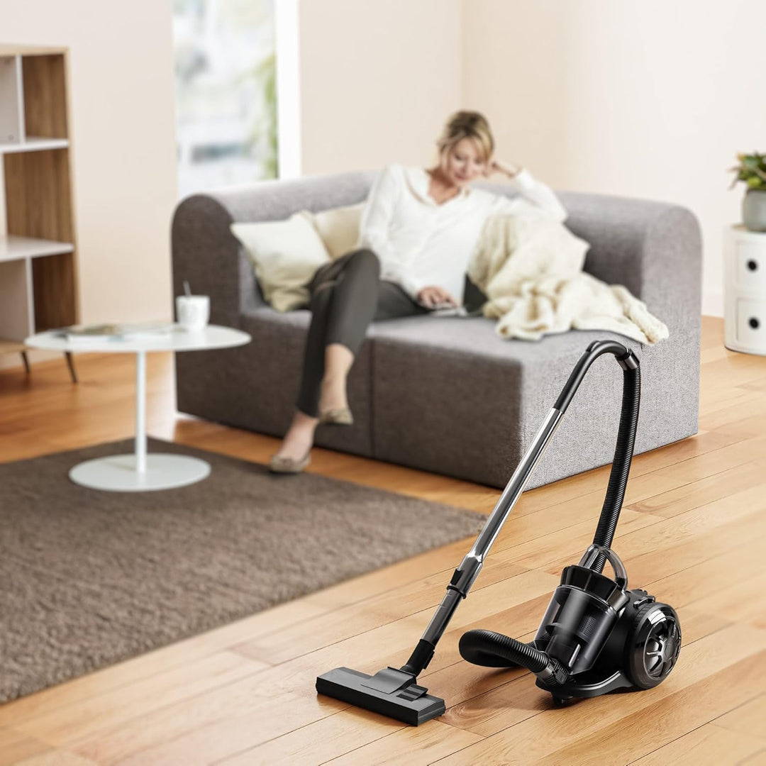 OYLCDI Beutelloser Bostaubsauger ohne Beutel,1600W Staubsauger|70dB|Bodenstaubsauger|HEPA Filter Bod