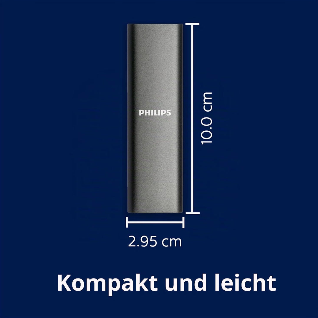 Philips External SSD 1TB Ultra Speed Space Grey 1 TB, 1 TB