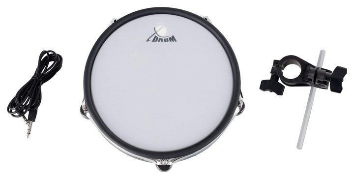 XDrum DD-650 Add-On Set - 10" Dual Zone Pad (Fell und Rim) - Realistischer Rebound - Ideal für XDrum