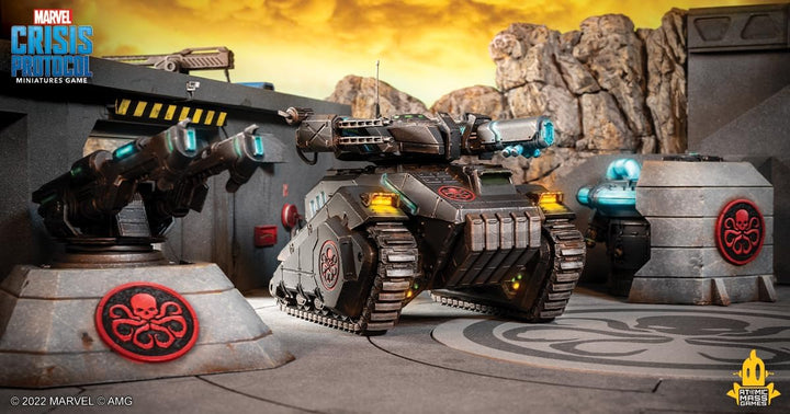 Atomic Mass Games Zubehör CP179EN Marvel Crisis Protocol: Hydra Turret Terrain Pack-EN, Mehrfarbig,