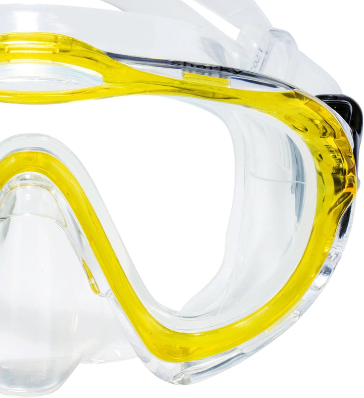 Mares Mask Sharky Taucherbrille Einheitsgrösse Gelb, Einheitsgrösse Gelb