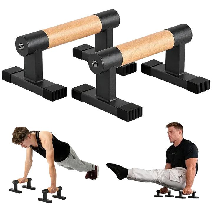 Liegestützgriffe, Parallettes mit Griff Rutschfeste Push Up Bar Liegestütze Handstand Griffe Calisth