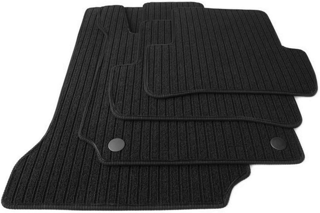 Kfzpremiumteile24 Fussmatten Velours Kompatibel mit C-Klasse W204 S204 T-Modell Baujahr 03/2007-08/2
