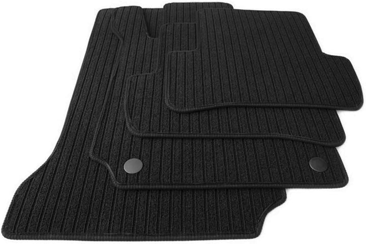 Kfzpremiumteile24 Fussmatten Velours Kompatibel mit C-Klasse W204 S204 T-Modell Baujahr 03/2007-08/2