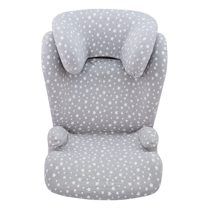 JYOKO Kids Bezug kompatibel mit Britax Romer Kidfix, aus Baumwolle (Romer Kidfix, White Star) Romer