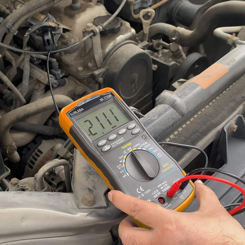 Digitales Automotive Multimeter & Signal Pick Up Induktiver Klemme Set, Smart Multitester für AC/DC