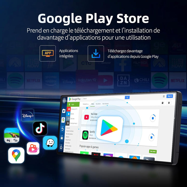 11,3 Zoll CarPlay Android Auto Display Android 8Kern 4GB RAM 64GB Speicher Autoradio kompatibel CarP