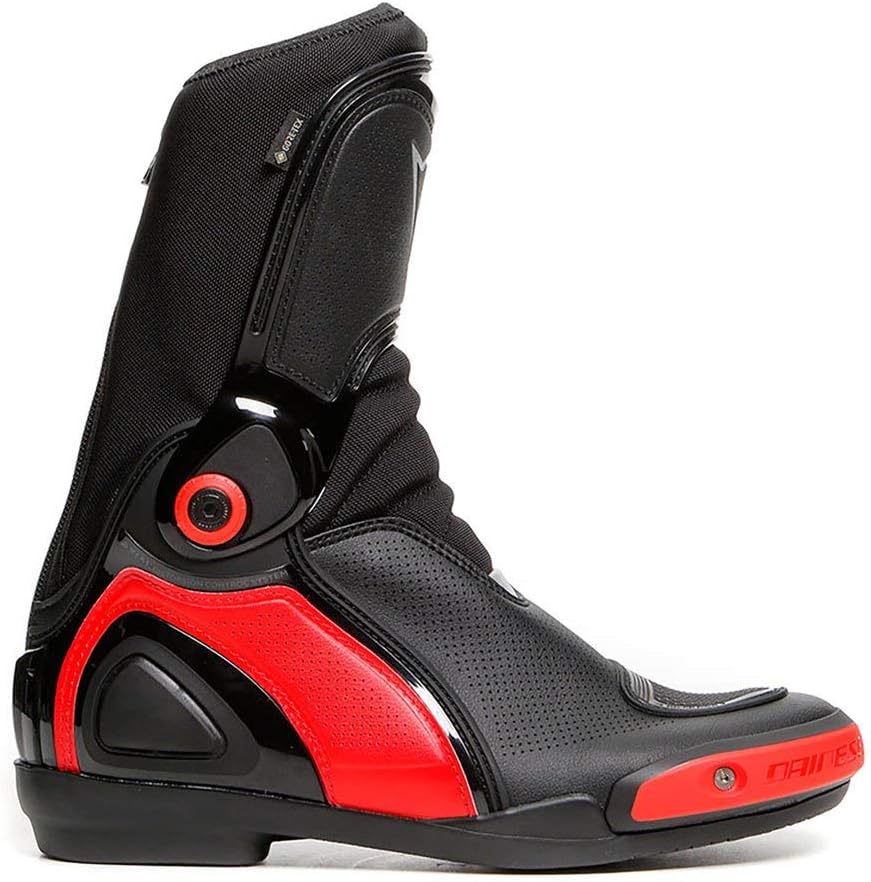 Dainese Sport Master Gore-Tex wasserdichte Motorradstiefel 43 EU Schwarz Rot, 43 EU Schwarz Rot