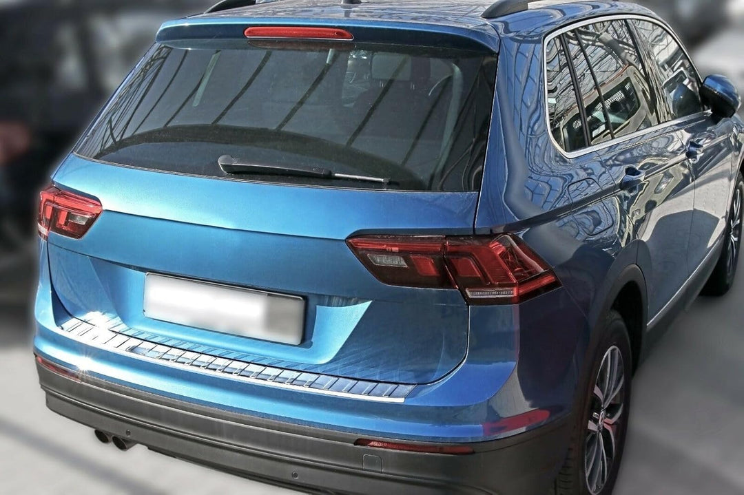 Ladekantenschutz Edelstahl CHROM innen und aussen kompatibel für VW Tiguan II | BJ ab 2016> | premiu