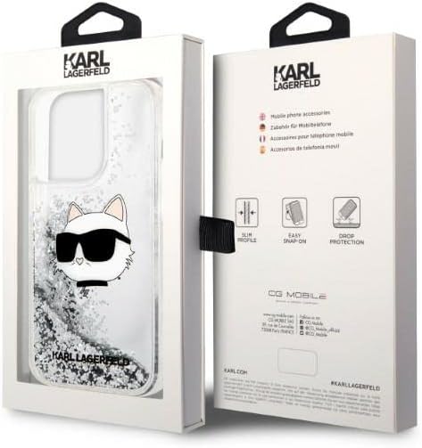 KARL LAGERFELD KLHCP14XLNCHCS Hülle für iPhone 14 Pro Max 6,7" Silber hardcase G