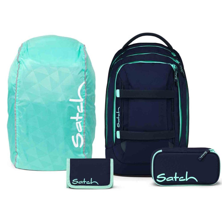 Satch Pack Streetwalk Edition Schulrucksack Set 4tlg. (Ocean Mint), Ocean Mint