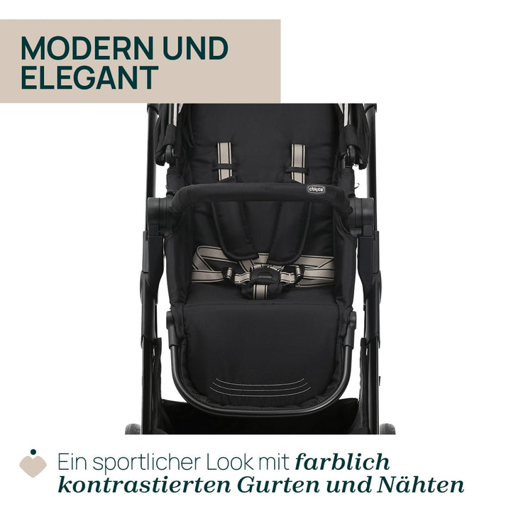 Chicco Kinderwagen Seety, Leicht und kompakt, von 0 Monaten bis 4 Jahren, bis 22 kg, faltbar, verste