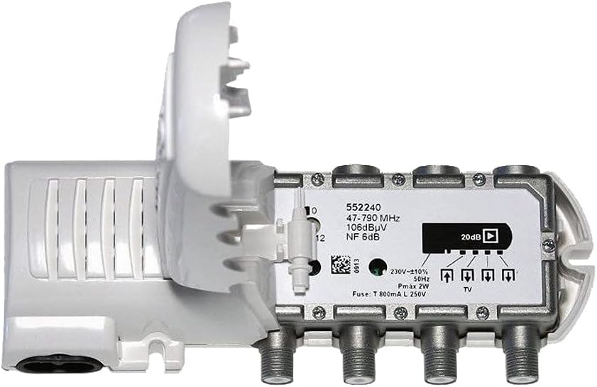 Televes 552240 – Heimverstärker 2s++tv f, 47 bis 790 MHz, 20 dB