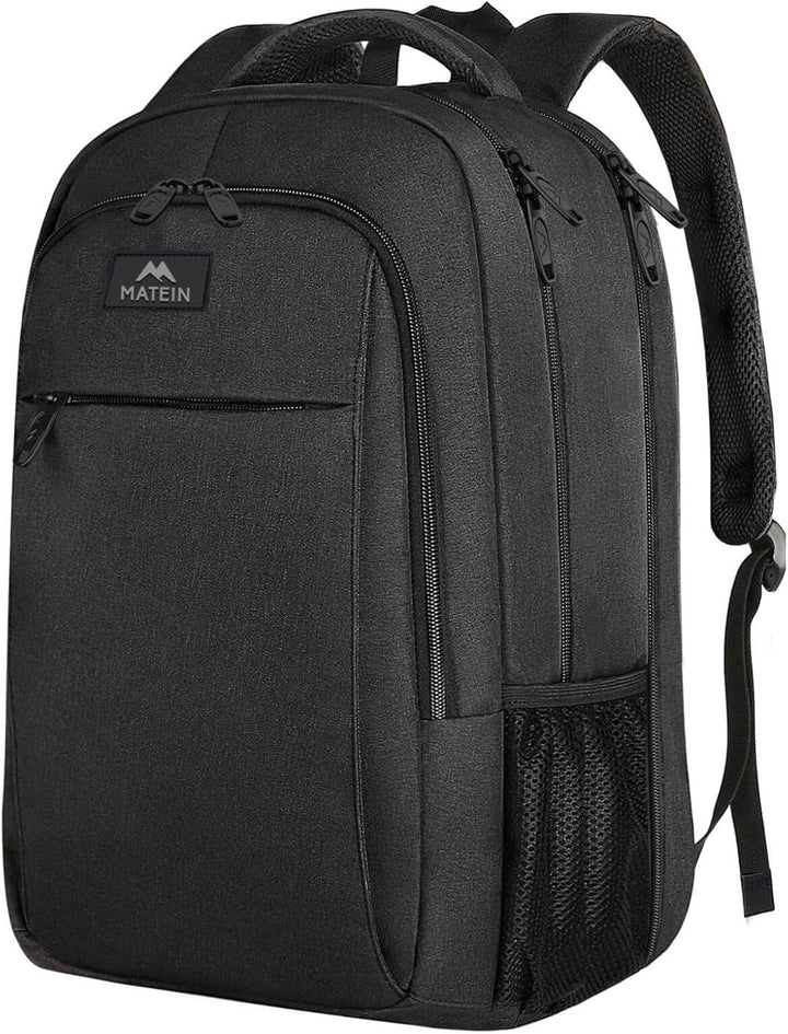 MATEIN Grosser Laptop Rucksack 17 Zoll Laptoptasche für Schule Arbeit mit USB Ladeanschluss Anti Die