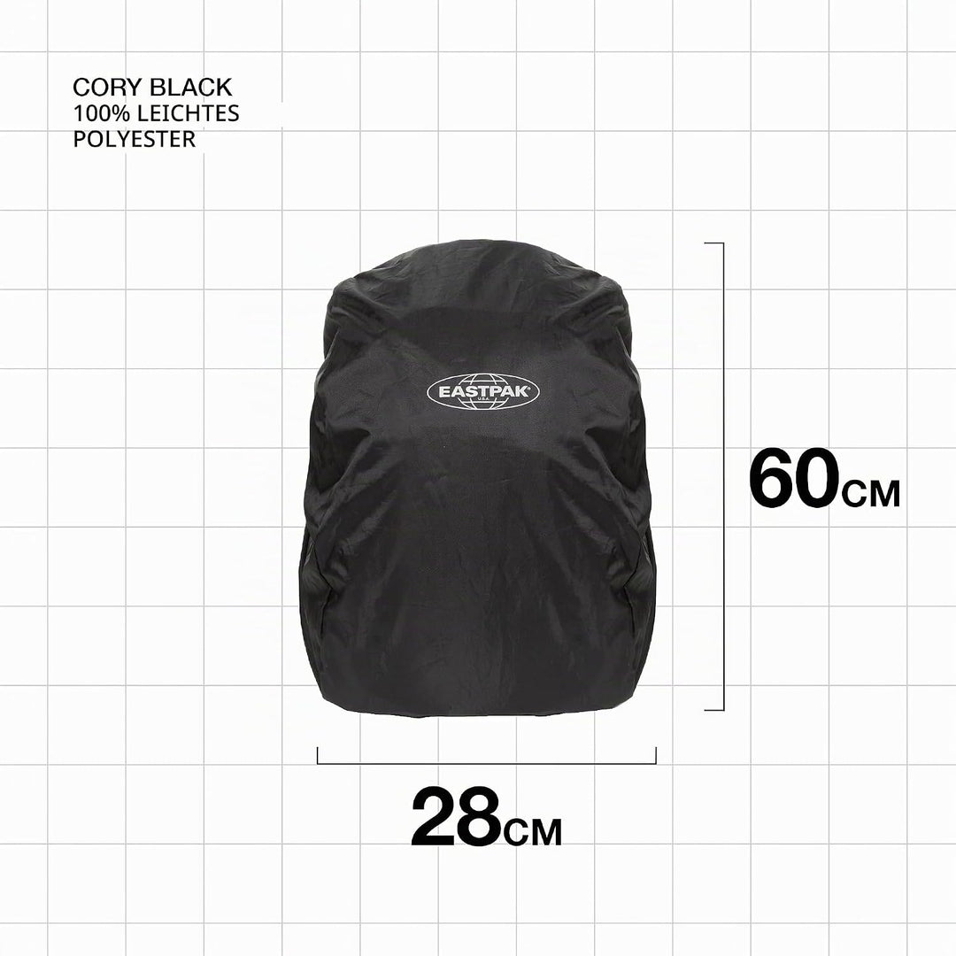 EASTPAK Tutor Rucksack, Schwarz (Schwarz) &amp; Cory Rucksack Regenschutz, Schwarz (Black)