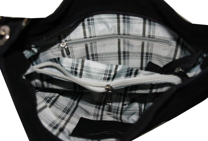 zarolo Damen Handtasche, Umhängetasche,Beuteltasche Shopper, Leder Schultertasche, Hobo Bag, echtes