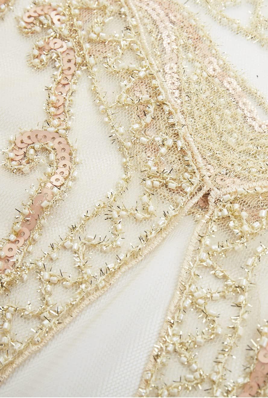 1920er Jahre Retro Schal Umschlagtücher für Abendkleider Stola für Hochzeit Party Gatsby Kostüm Acce