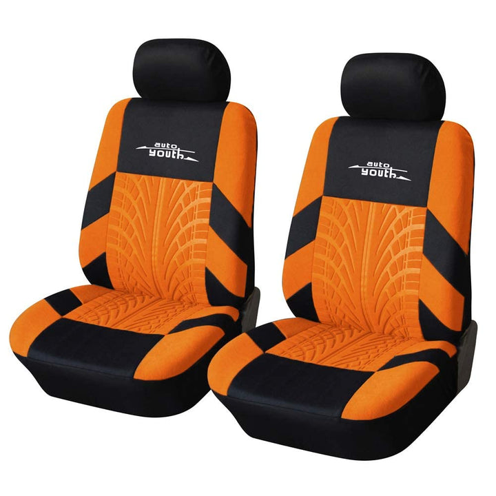 AUTOYOUTH Autositzbezüge Universal Fit Komplettset Autositzschoner Reifenschienen Autositzzubehör 4
