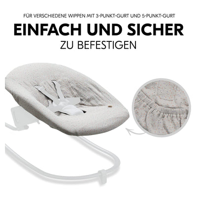 Hauck Schonbezug für Babywippen und Newborn Aufsätze Alpha Bouncer Premium, Alpha Newborn Set Plus,