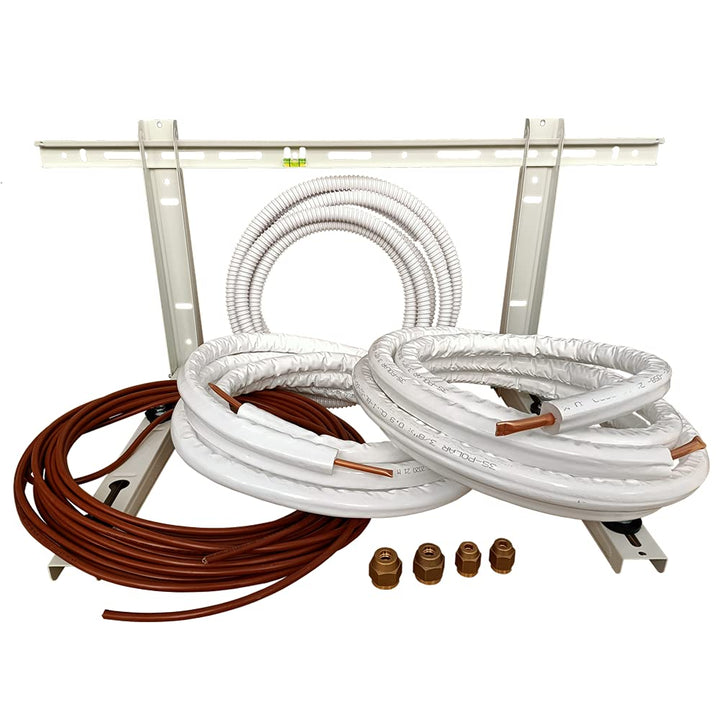 3S SuperSamaStore Installationskit für Monosplit-Klimaanlage 3 Meter, Set mit Vorisoliertem Kupferro