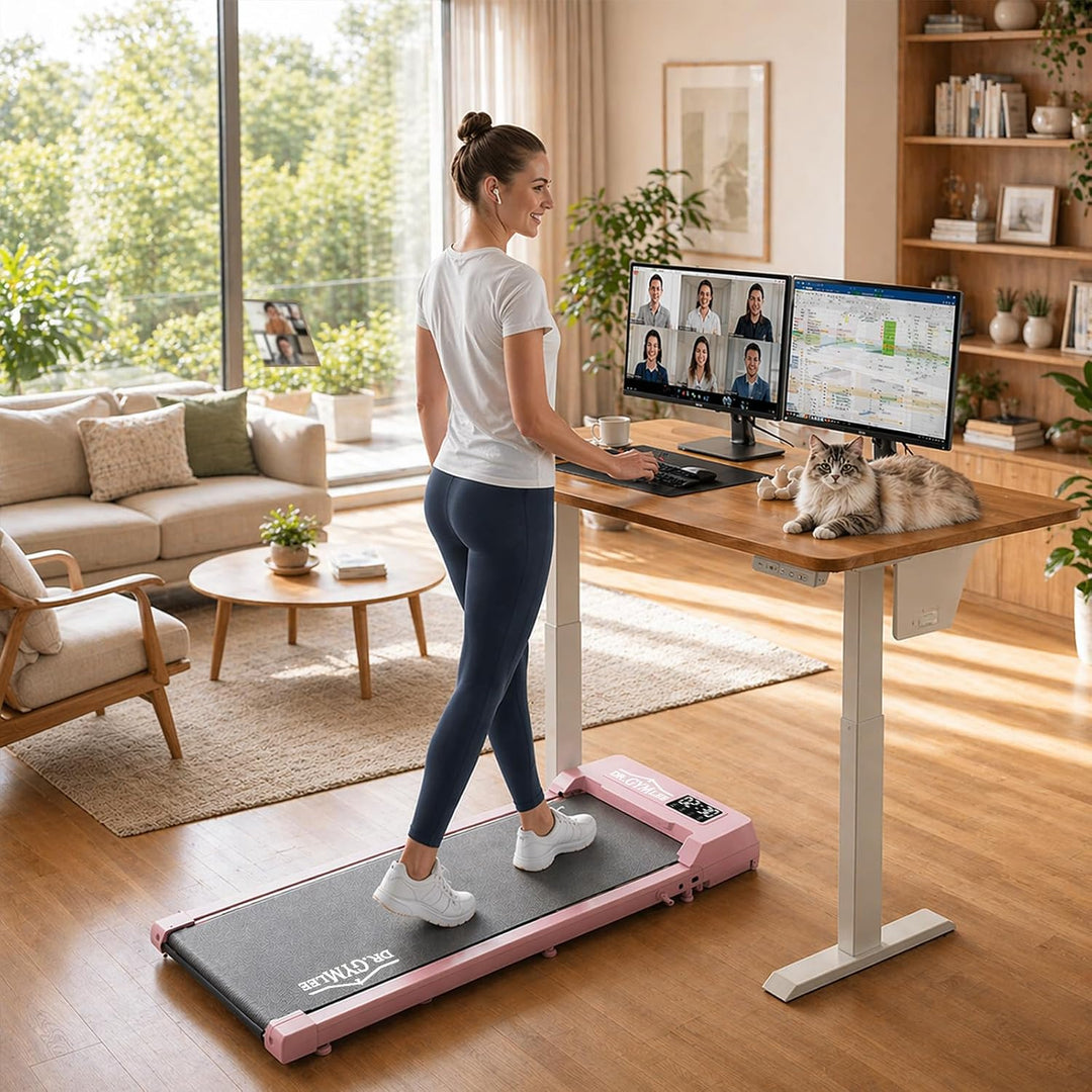 Laufband/Walking Pad mit leisem Motor für Zuhause, LED-Display & Steuerung, platzsparendes Design fü