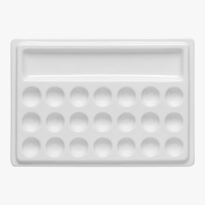 Jackson's : Ceramic Palette : No. 28 5x7 in. and lid