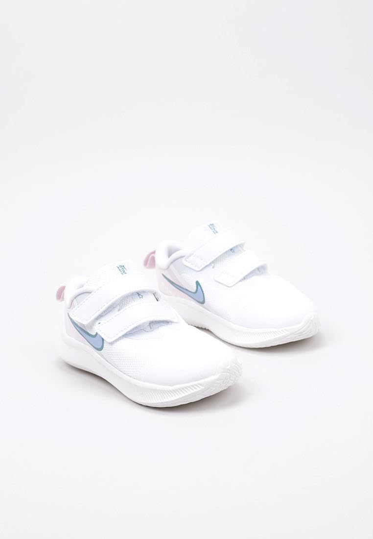 Nike Jungen Star Runner 3 Sneaker 28 EU Weiss Kobalt Bliss Pearl Pink, 28 EU Weiß Kobalt Bliss