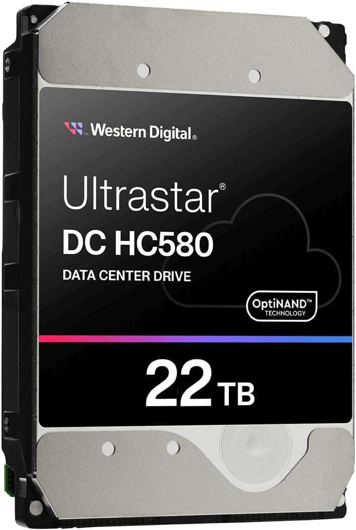 WD DC HC580 22 TB 512MB SATA 512E SE NP3 Festplatte Serial ATA GB 512 MB
