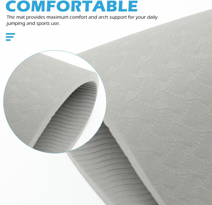 Kisangel Sprungmatte Taumelnd Bodenfliesen Aus Schaumstoff Garagenbodenmatte Abs Drinnen Bequem Spri