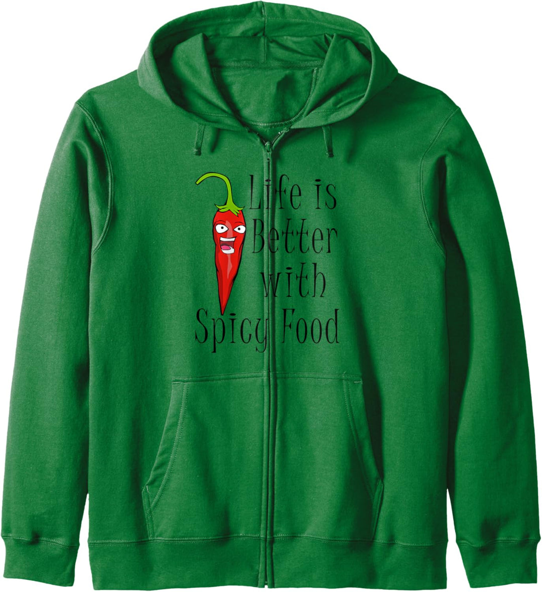 Scharfes Essen Paprika Lustiger Spruch Chili Kapuzenjacke