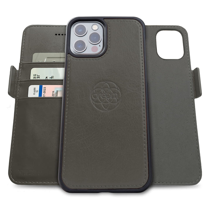Dreem Fibonacci 2in1 Handyhülle Flipcase für iPhone 12 &amp; 12 Pro | Magnetisches iPhone Case | TPU Etu