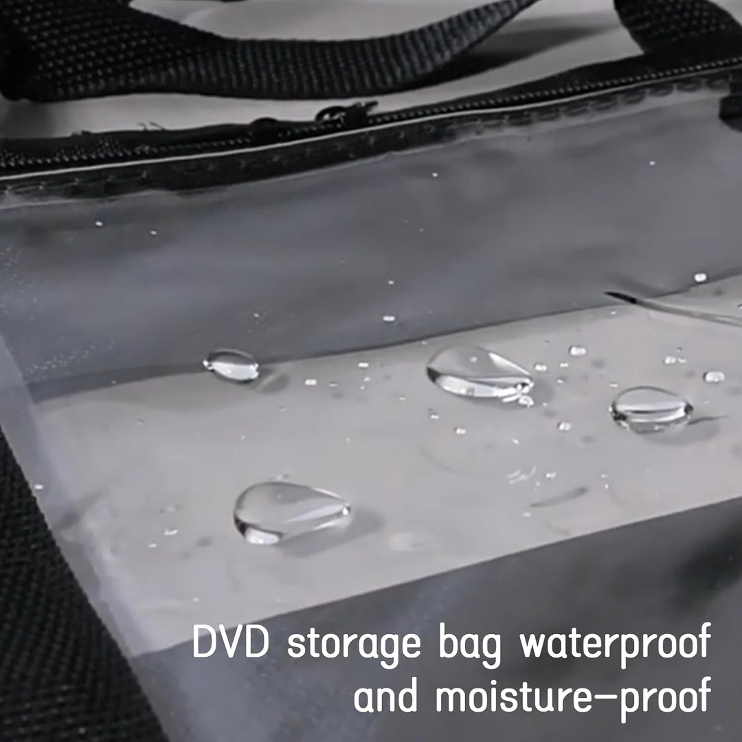 BAIFULAI 6 Stück DVD Aufbewahrungstaschen, 60 * 15 * 22cm CD Aufbewahrung Tasche, Platz für 160 DVDs