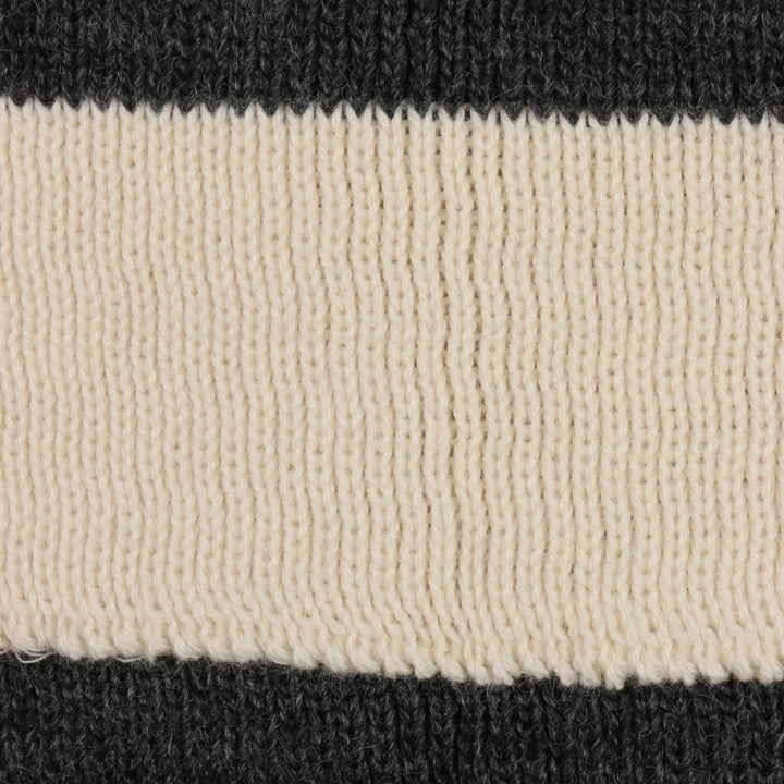 LIERYS Mono Stirnband Damen/Herren 8 cm breit - Made in Germany - dreilagiges Strickband gefüttert m