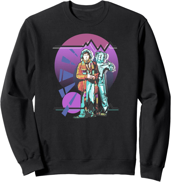 Doctor Who Pop Art 4. Doktor Baker Sweatshirt
