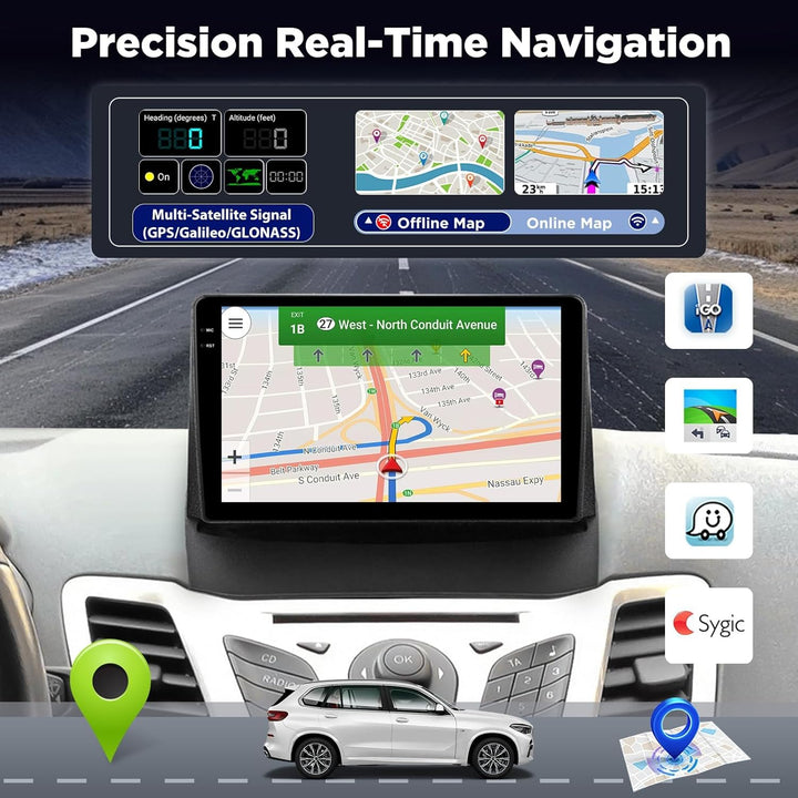 [4+64G] Android Radio für Ford Fiesta 2009-2017: 9 Zoll Incell HD Touchscreen Fiesta Autoradio mit D