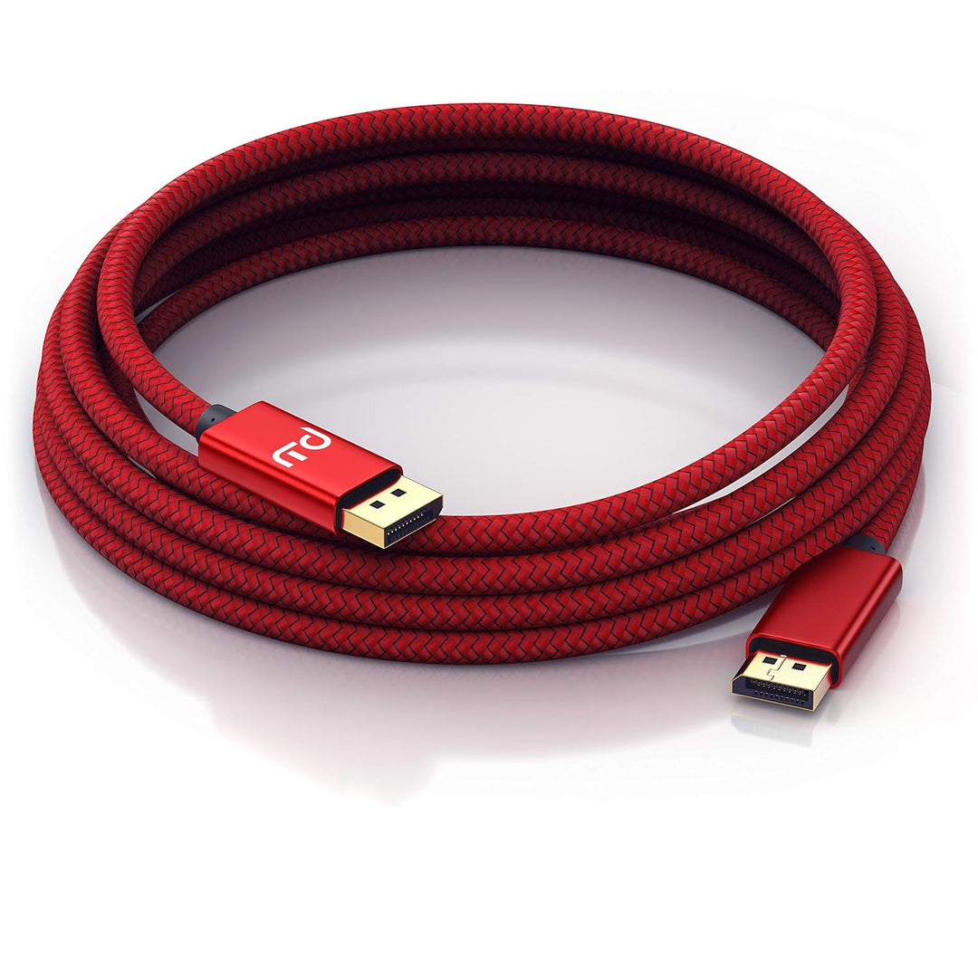 CSL - 5x 8k DisplayPort Kabel 1m - Displayport auf Displayport - DP 1.4-7680 x 4320 60Hz - 3840 x 21
