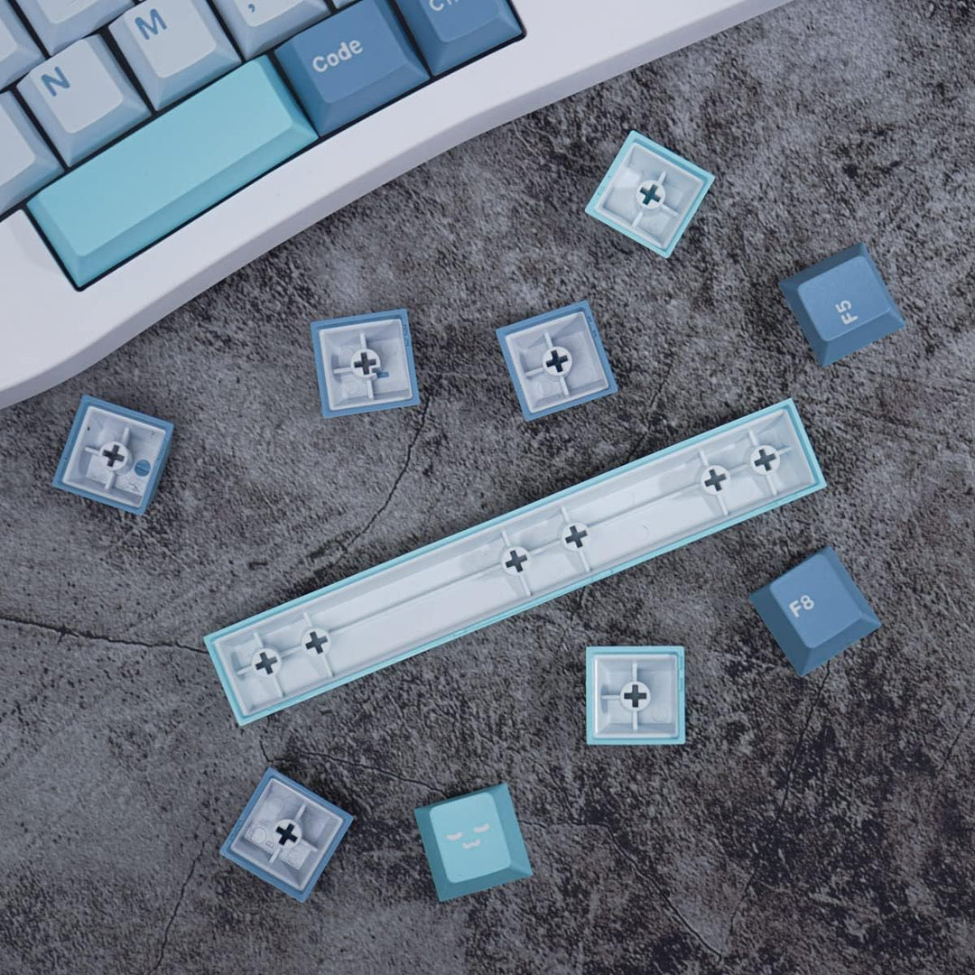 172 Tasten Double Shot Shoko Tastenkappen Cherry Profile Fit for 61/64/87/104/108 Cherry Mx Switches
