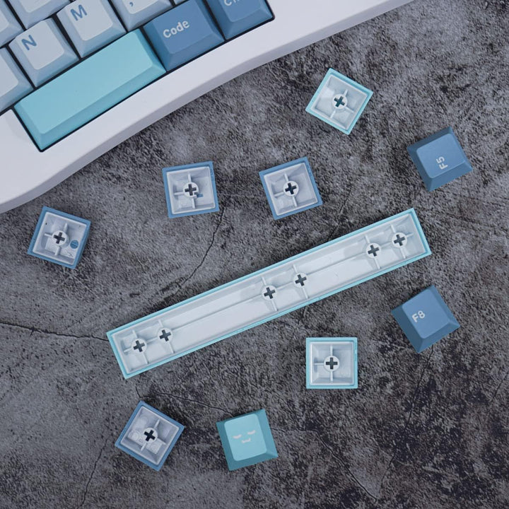 172 Tasten Double Shot Shoko Tastenkappen Cherry Profile Fit for 61/64/87/104/108 Cherry Mx Switches