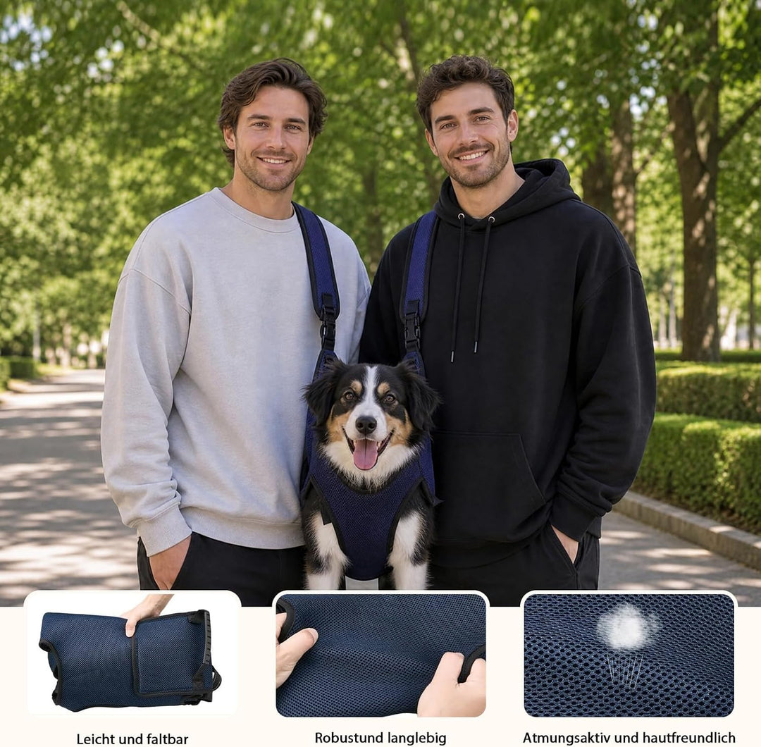 Tragehilfe Hund, Tragehilfe Hund Gross, Ganzkörper-Hundetragetasche XXXL, XXXL
