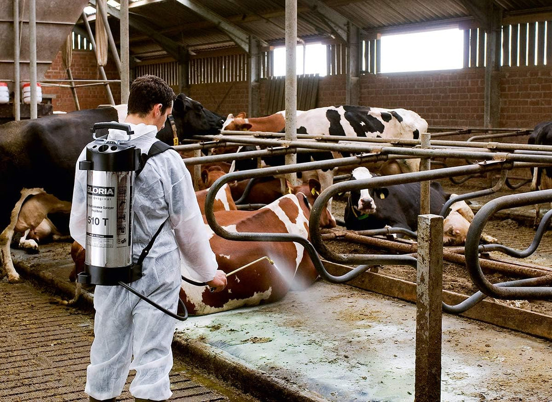 GLORIA Hochleistungssprühgerät 510 T Profiline | 10 L Füllinhalt | Profi-Drucksprüher aus rostfreiem